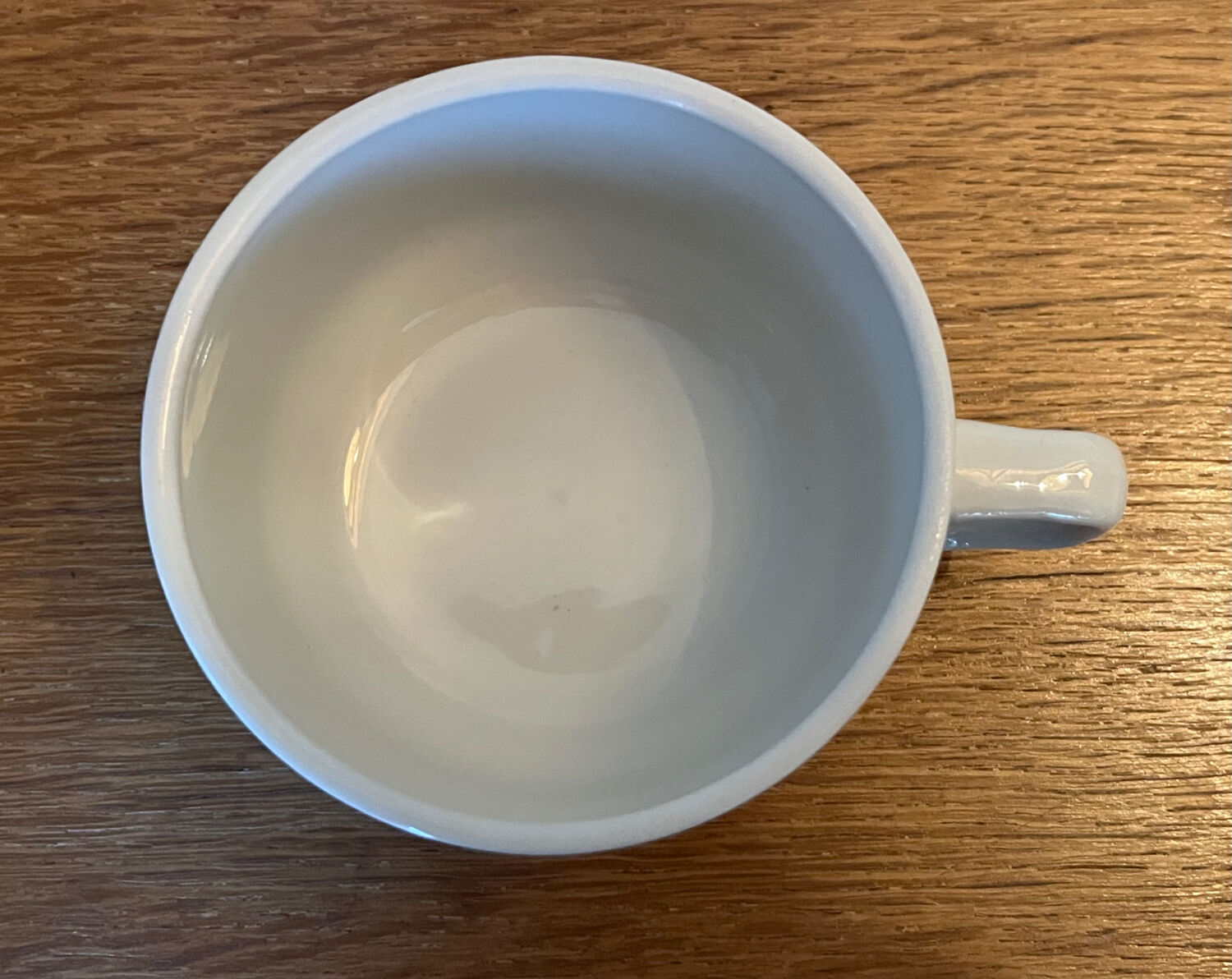 Stackable ceramic cups from Sarreguemines