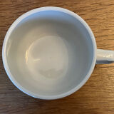 Stackable ceramic cups from Sarreguemines