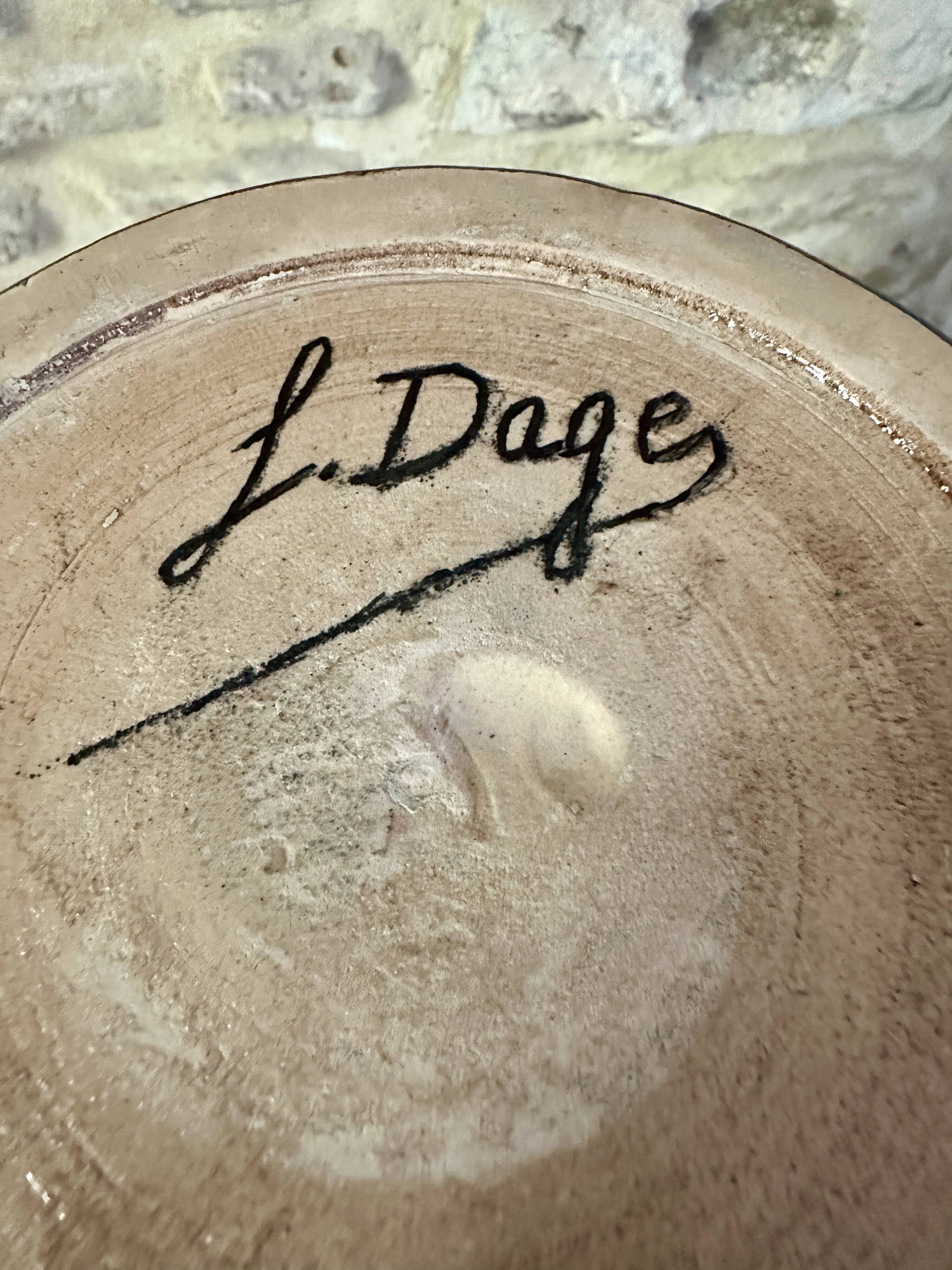 Louis dage art deco vase