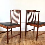 Set of 4 vintage Scandinavian teak Breox chairs, 1960