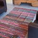 Tapis en coton tissé multicolore 137x250cm