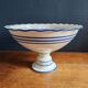 Blue and White Footed Faience Bowl