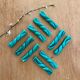 Set of 10 vintage ceramic knife holders