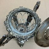 A lovely Regency-style silver mustard pot from the 19th century.