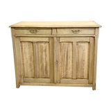 Parisian buffet made of raw wood