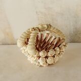 70s Shell Decorative Basket.