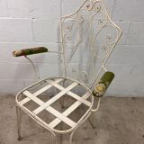 Vintage iron garden chair