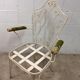 Chaise de jardin en fer vintage