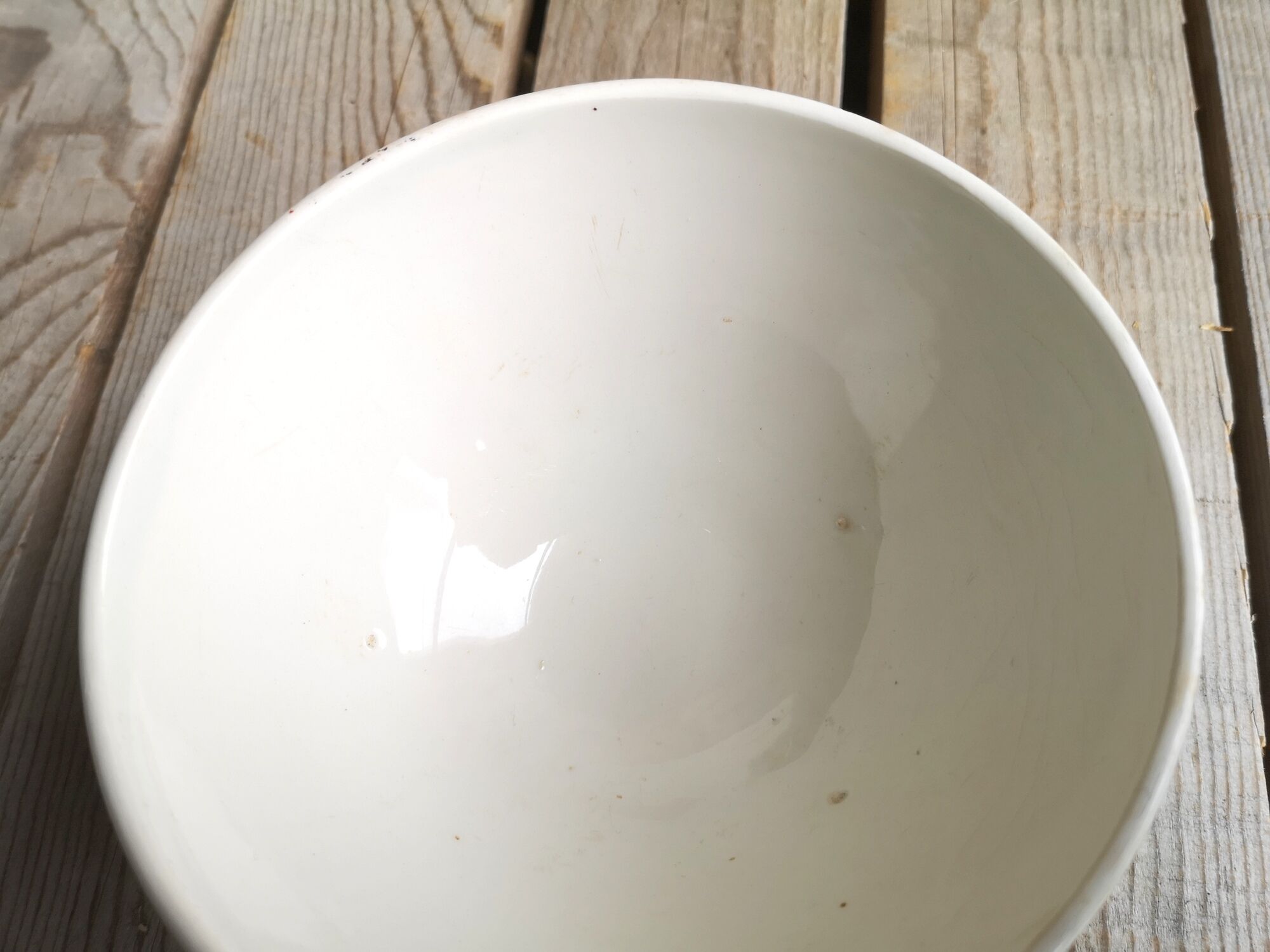 Old Bowl Digoin Sarreguemines Blue