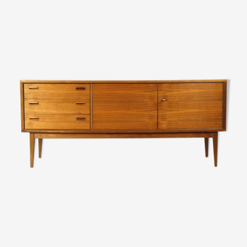 Vintage sideboard with beautiful handles made in the 1960s