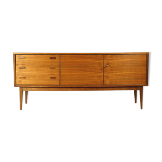 Vintage sideboard with beautiful handles made in the 1960s