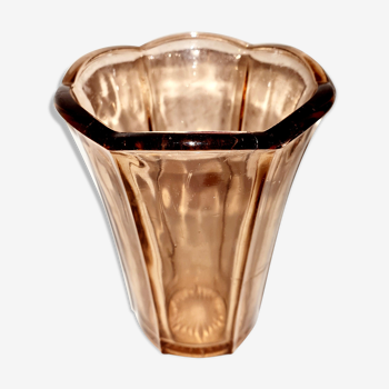 1930 Art Deco glass vase