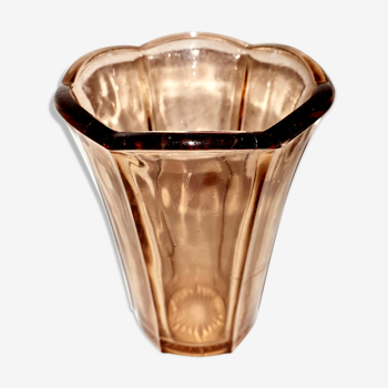 Vase en verre art déco 1930