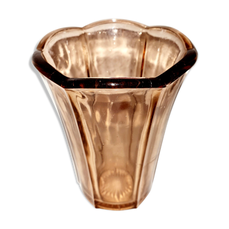 1930 Art Deco glass vase