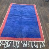 Handmade pure wool rug, traditional craftsmanship, size 100 x 200 cm