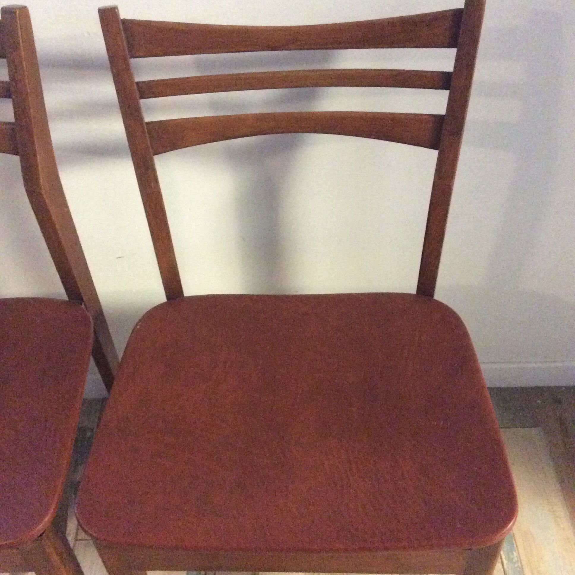 Paire de chaises scandinaves des années 60