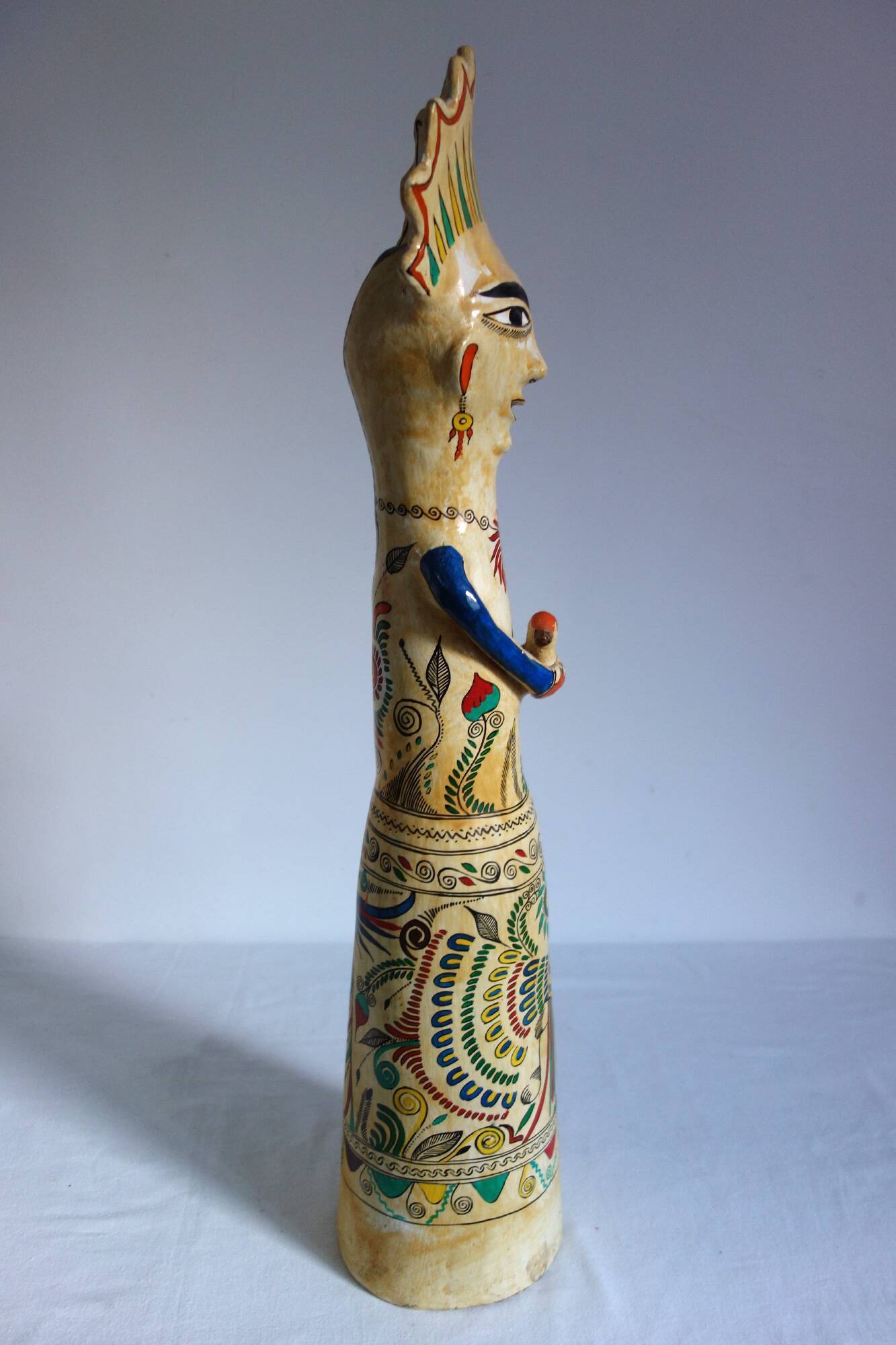 Large vintage ceramic sculpture, Tonala, Mexico