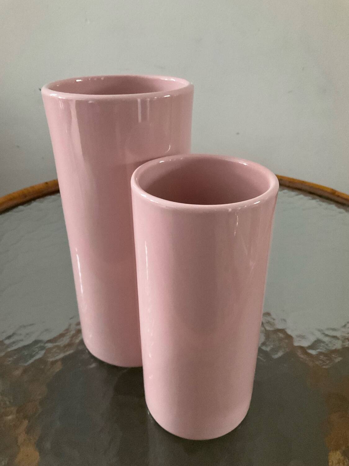Duo vases vintage Royal céramique années 70-80