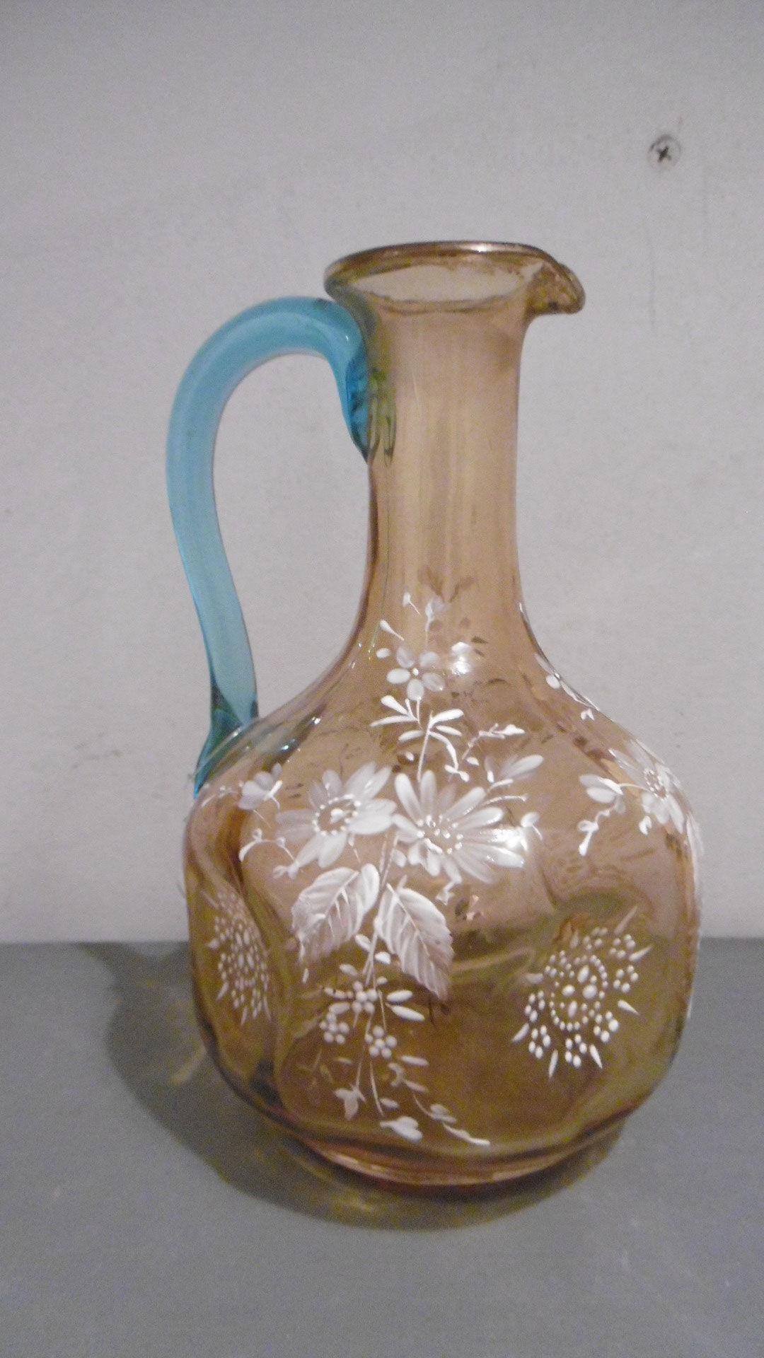 Service a liqueur carafe et verres verre emailé