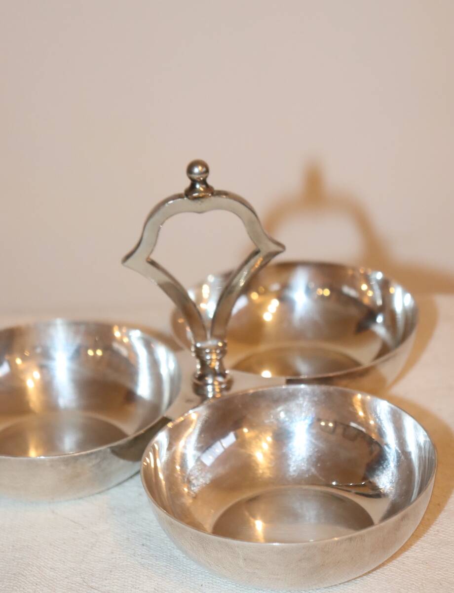 Silver-plated metal charm