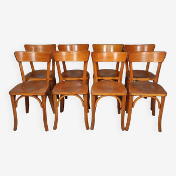 Set of 8 Luterma bistro chairs