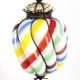 Lanterne "Sucre d'orge" en verre de Murano, vers 1950