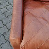 VIntage oxred leather lounge Chair Rolf Benz