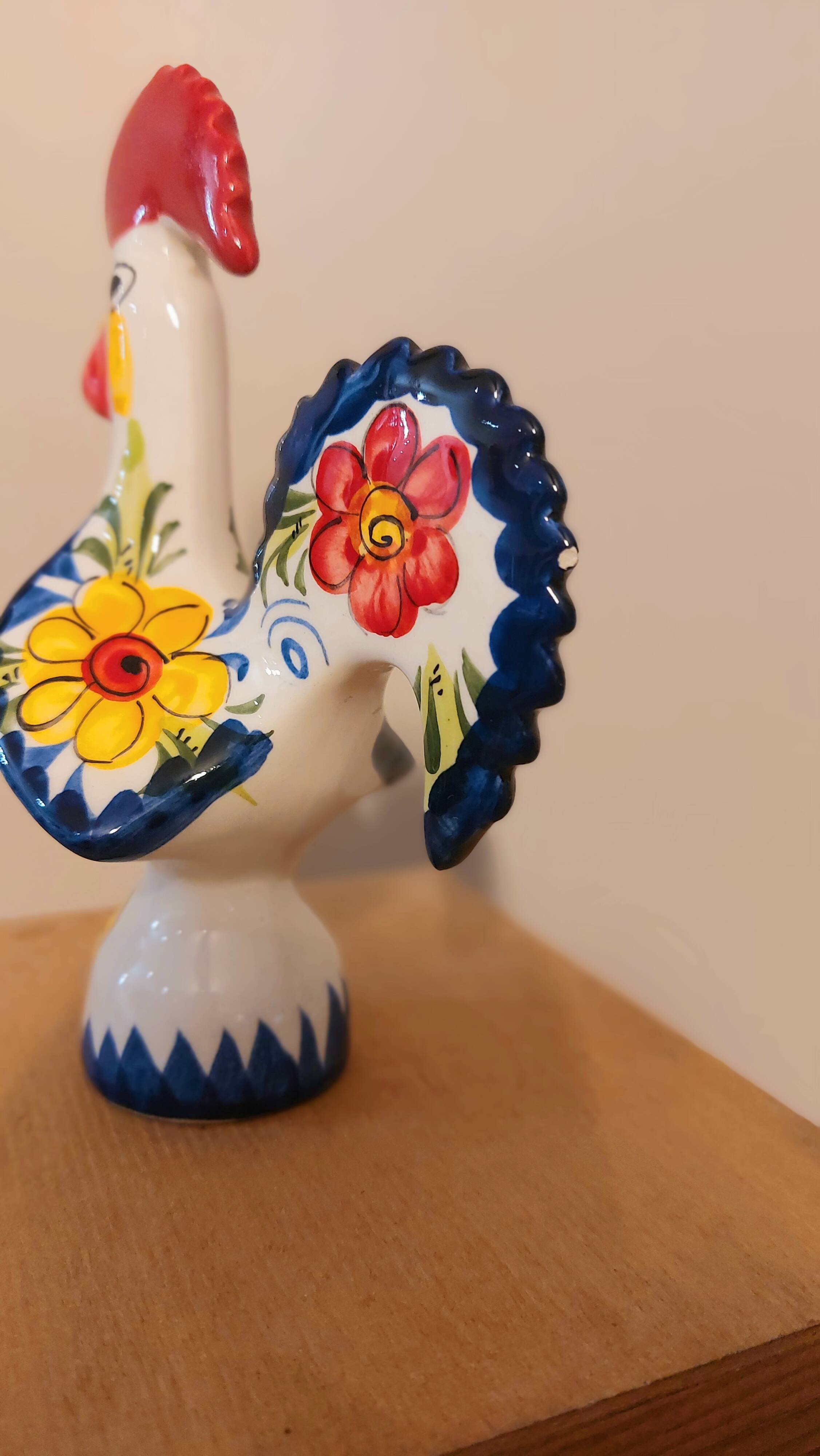 Ceramic rooster from Portugal