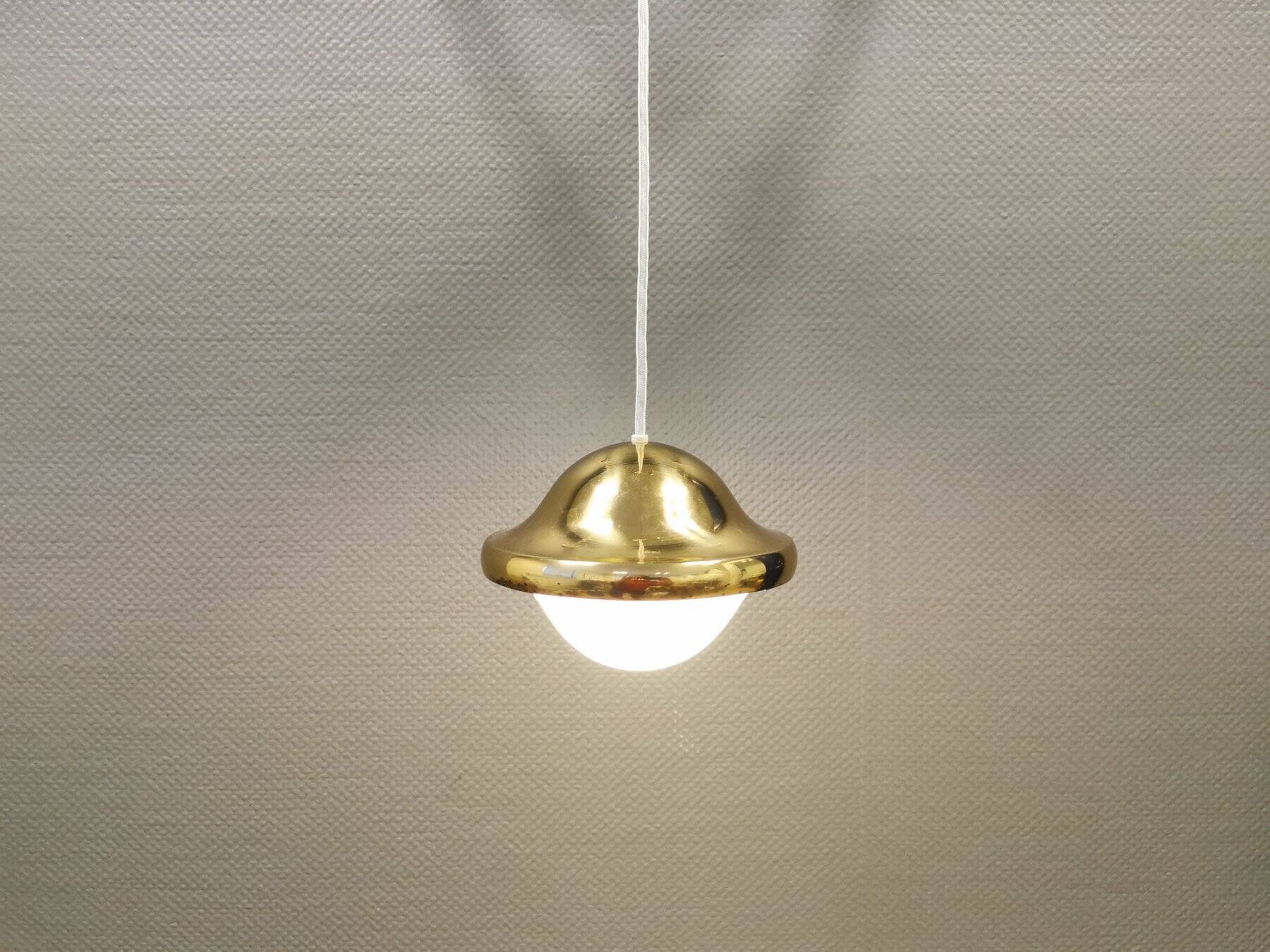 Two very beautiful and original ‘Bubi’ pendant lamps, Denmark, 1960s.