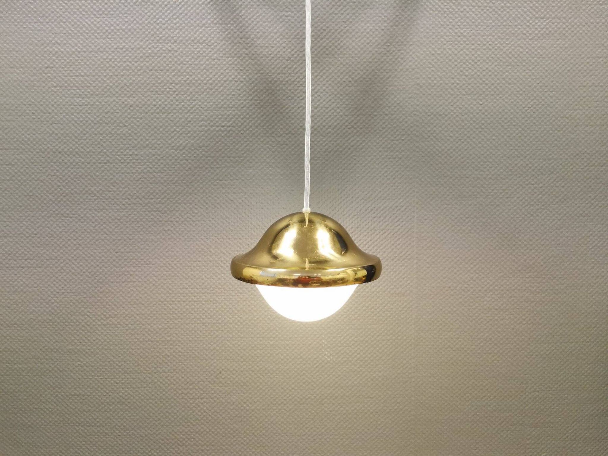 Two very beautiful and original ‘Bubi’ pendant lamps, Denmark, 1960s.