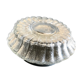 Moulded glass ceiling light
