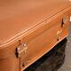 Old suitcase in vulcanized fibers & bakelite "Verlin" 1960