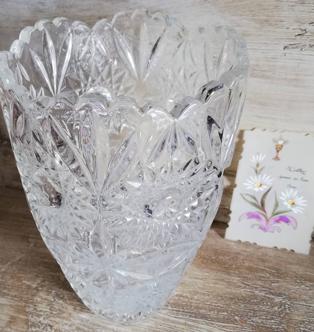 Vase en verre  vintage