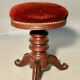 Piano stool on foot tripod XlXth