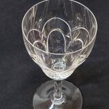 10 anciens verres a eau en cristal taillé art déco saint louis / baccarat