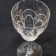 10 antique art deco saint louis / baccarat cut crystal water glasses