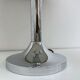 Mid-century mushroom table lamp with chrome base, 1970s