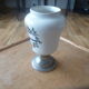 Old apothecary jar in pewter and porcelain