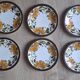 Set of 6 Paradisio dessert plates Boch 1966