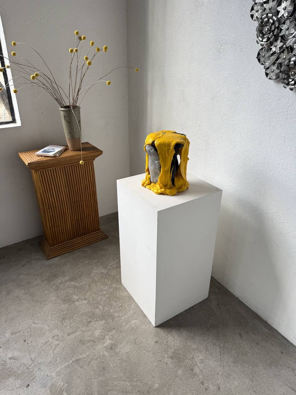 Resin fish sculpture