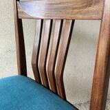 6 Scandinavian teak chairs 1960