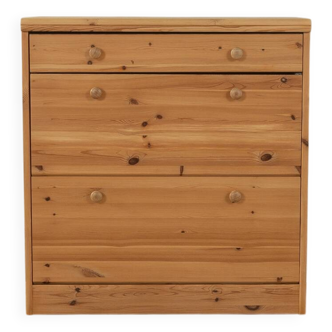 Meuble à chaussures et commode des années 80