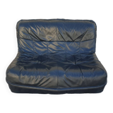 2 seater leather sofa 1970