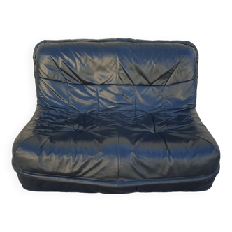 2 seater leather sofa 1970