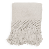 Hand-woven blanket 100% pure white llama wool