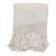 Hand-woven blanket 100% pure white llama wool