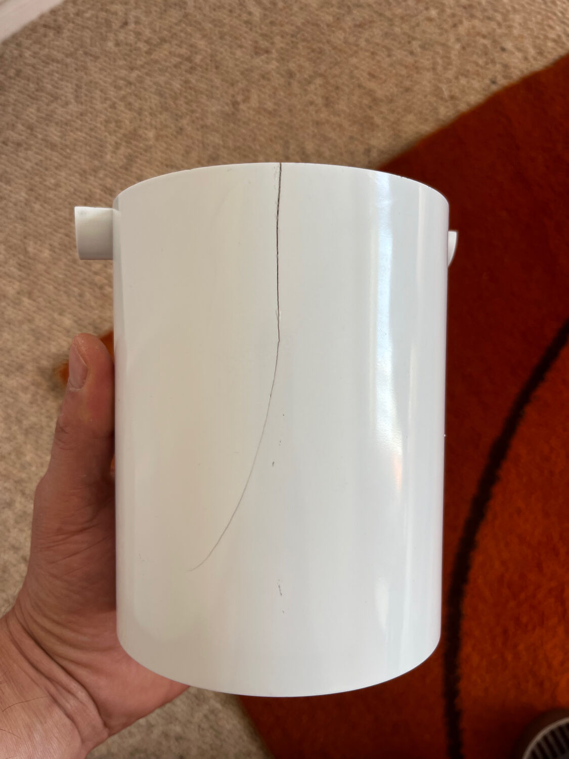 Enzo Mari, Danese Milano, Griglia floor ashtray, 1970s