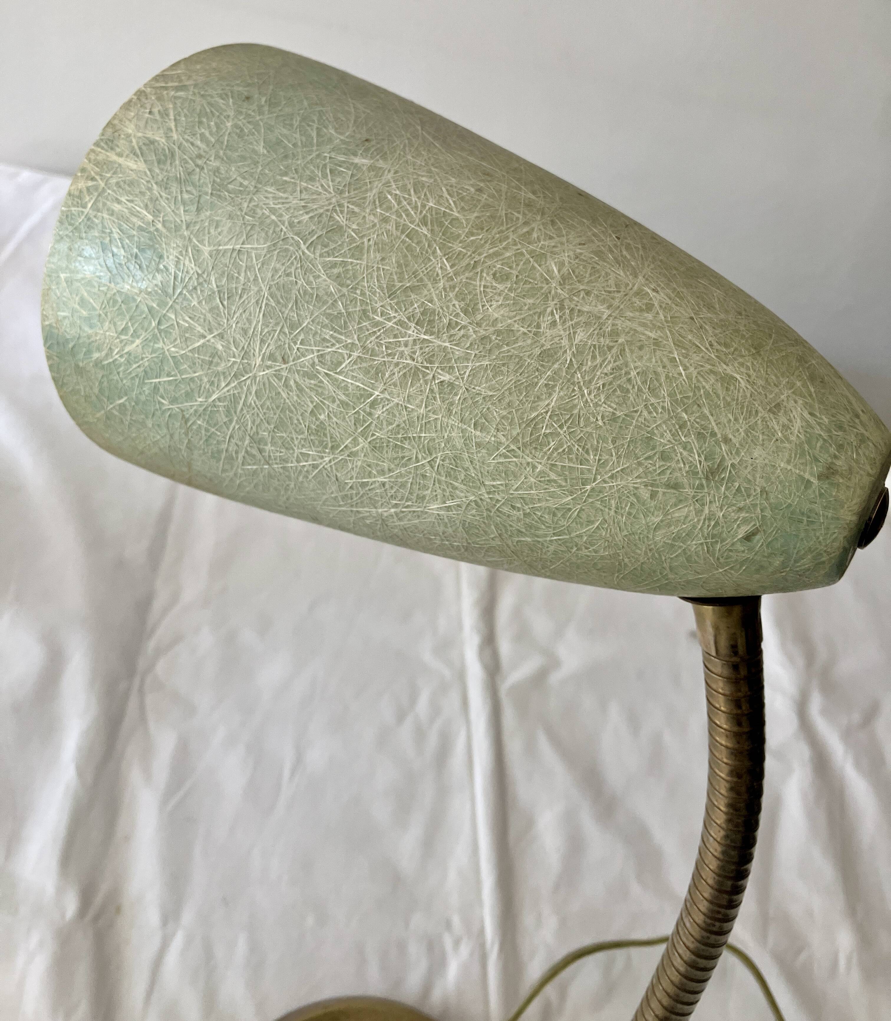 Lampe années 60 fibre de verre