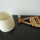 Vintage zig zag wall lamp