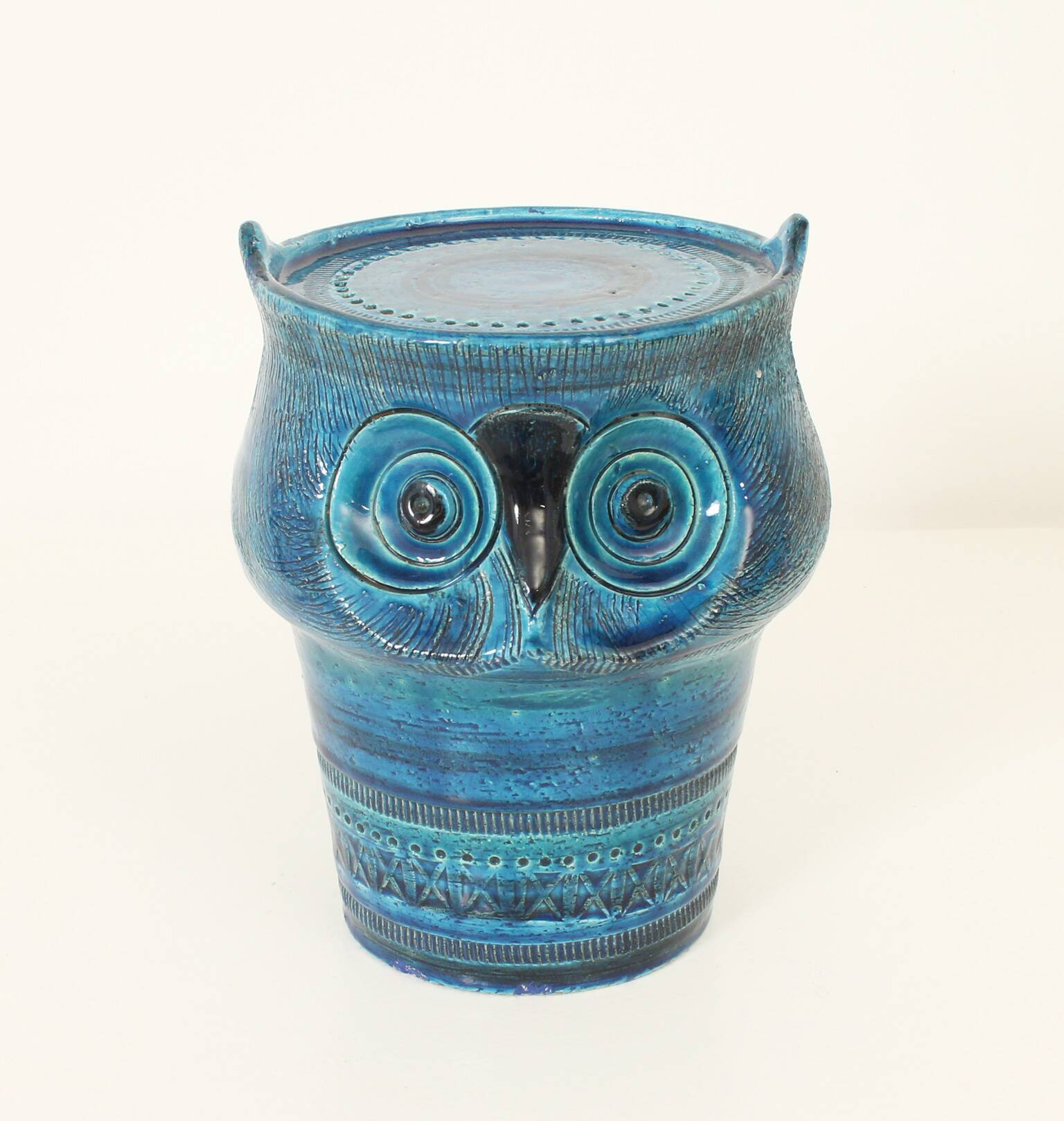 Ceramic owl by Aldo Londi for Bitossi, Italy, 1960s